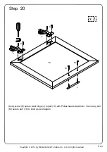 Предварительный просмотр 24 страницы Walker Edison W44CMCR2D Assembly Instructions Manual