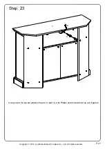 Предварительный просмотр 27 страницы Walker Edison W44CMCR2D Assembly Instructions Manual