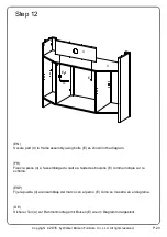 Предварительный просмотр 20 страницы Walker Edison W44FPHBC Assembly Instructions Manual