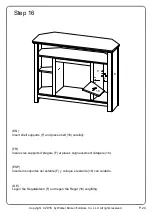 Предварительный просмотр 24 страницы Walker Edison W44FPHBC Assembly Instructions Manual