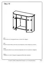 Предварительный просмотр 27 страницы Walker Edison W44FPHBC Assembly Instructions Manual