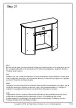 Предварительный просмотр 29 страницы Walker Edison W44FPHBC Assembly Instructions Manual