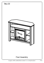 Предварительный просмотр 30 страницы Walker Edison W44FPHBC Assembly Instructions Manual