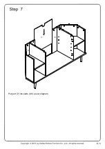 Предварительный просмотр 11 страницы Walker Edison W48CLCR2D Assembly Instructions Manual