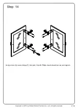 Предварительный просмотр 18 страницы Walker Edison W48CLCR2D Assembly Instructions Manual