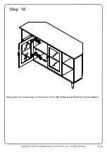 Предварительный просмотр 20 страницы Walker Edison W48CLCR2D Assembly Instructions Manual