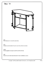 Предварительный просмотр 25 страницы Walker Edison W48FPCR Assembly Instructions Manual