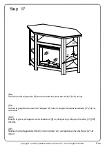 Предварительный просмотр 28 страницы Walker Edison W48FPCR Assembly Instructions Manual