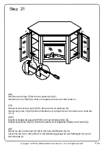 Предварительный просмотр 33 страницы Walker Edison W48FPCR Assembly Instructions Manual