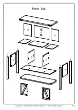 Preview for 3 page of Walker Edison W528D4C Assembly Instructions Manual