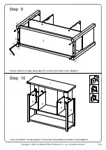 Preview for 9 page of Walker Edison W528D4C Assembly Instructions Manual