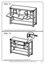 Preview for 11 page of Walker Edison W528D4C Assembly Instructions Manual