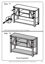 Preview for 13 page of Walker Edison W528D4C Assembly Instructions Manual