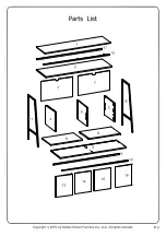 Preview for 3 page of Walker Edison W52ARLO Assembly Instructions Manual