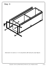 Preview for 13 page of Walker Edison W52ARLO Assembly Instructions Manual