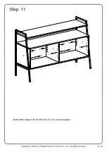 Preview for 15 page of Walker Edison W52ARLO Assembly Instructions Manual