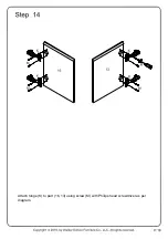 Preview for 18 page of Walker Edison W52ARLO Assembly Instructions Manual