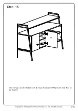 Preview for 20 page of Walker Edison W52ARLO Assembly Instructions Manual