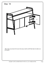 Preview for 22 page of Walker Edison W52ARLO Assembly Instructions Manual