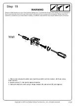 Preview for 23 page of Walker Edison W52ARLO Assembly Instructions Manual