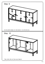 Предварительный просмотр 9 страницы Walker Edison W52AV2D Assembly Instructions Manual