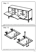 Предварительный просмотр 10 страницы Walker Edison W52AV2D Assembly Instructions Manual