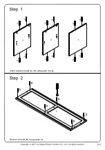 Preview for 5 page of Walker Edison W52BOSD Assembly Instructions Manual