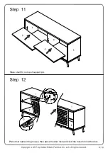 Preview for 10 page of Walker Edison W52BOSD Assembly Instructions Manual