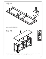 Preview for 10 page of Walker Edison W52C2DW Assembly Instructions Manual