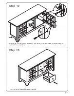 Preview for 14 page of Walker Edison W52C2DW Assembly Instructions Manual