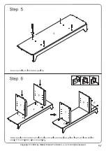 Предварительный просмотр 7 страницы Walker Edison W52C4D0 Assembly Instructions Manual