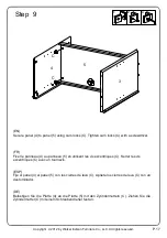 Preview for 17 page of Walker Edison W52CCR Assembly Instructions Manual