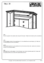 Preview for 28 page of Walker Edison W52CCR Assembly Instructions Manual