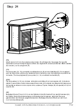 Preview for 32 page of Walker Edison W52CCR Assembly Instructions Manual