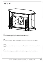 Preview for 34 page of Walker Edison W52CCR Assembly Instructions Manual