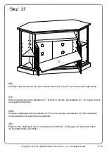 Preview for 35 page of Walker Edison W52CCR Assembly Instructions Manual