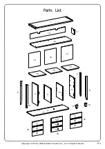 Предварительный просмотр 3 страницы Walker Edison W52CLA3D Assembly Instructions Manual