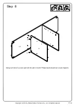 Предварительный просмотр 12 страницы Walker Edison W52CLA3D Assembly Instructions Manual