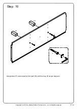 Предварительный просмотр 14 страницы Walker Edison W52CLA3D Assembly Instructions Manual