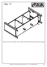 Предварительный просмотр 17 страницы Walker Edison W52CLA3D Assembly Instructions Manual