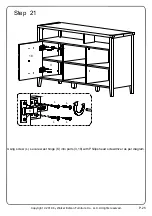 Предварительный просмотр 25 страницы Walker Edison W52CLA3D Assembly Instructions Manual