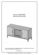 Walker Edison W52FP18AV Assembly Instructions Manual preview