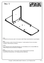 Preview for 14 page of Walker Edison W52FPCLA2D Assembly Instructions Manual