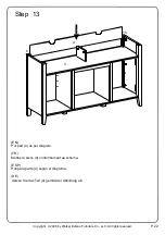 Preview for 22 page of Walker Edison W52FPCLA2D Assembly Instructions Manual