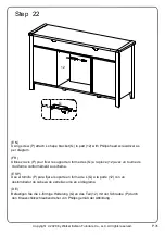 Preview for 31 page of Walker Edison W52FPCLA2D Assembly Instructions Manual