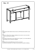 Preview for 34 page of Walker Edison W52FPCLA2D Assembly Instructions Manual