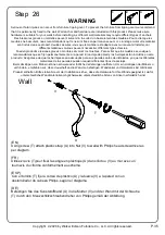 Preview for 35 page of Walker Edison W52FPCLA2D Assembly Instructions Manual