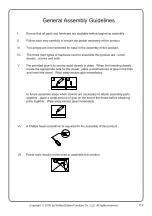 Предварительный просмотр 2 страницы Walker Edison W52HBSBD Assembly Instructions Manual