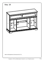 Предварительный просмотр 30 страницы Walker Edison W52HBSBD Assembly Instructions Manual