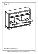 Предварительный просмотр 31 страницы Walker Edison W52HBSBD Assembly Instructions Manual